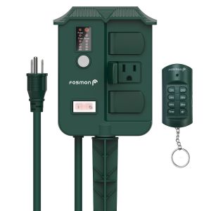 WavePoint 1-Outlet 125V/15A ETL Listed Outdoor Wireless Remote Control  Outlet