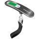 Stainless Steel Digital Luggage Scale with Tare Function and 110lb/50kg Capacity – Silver