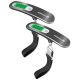 Stainless Steel Digital Luggage Scale with Tare Function and 110lb/50kg Capacity - Silver - 2 pack