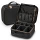 Fosmon Travel Organizer Cosmetic Case with Adjustable Dividers - Small
