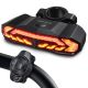 Fosmon 5 in 1 Bike Tail Light with Remote - Black