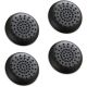 Silicone Thumb Grip Caps for Xbox One and Xbox One X - Black (4 pack / 2 Pair)