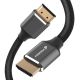 Fosmon HDMI 2.1 Cable 8K@60Hz 10ft, Premium Certified 48Gbps Ultra High Speed, 4K@120Hz, Dynamic HDR, HDCP 2.3, 3D, eARC, 30AWG Cotton Braided Compatible with UHD TV, Monitor, PS4/PS5, Xbox One/X/S
